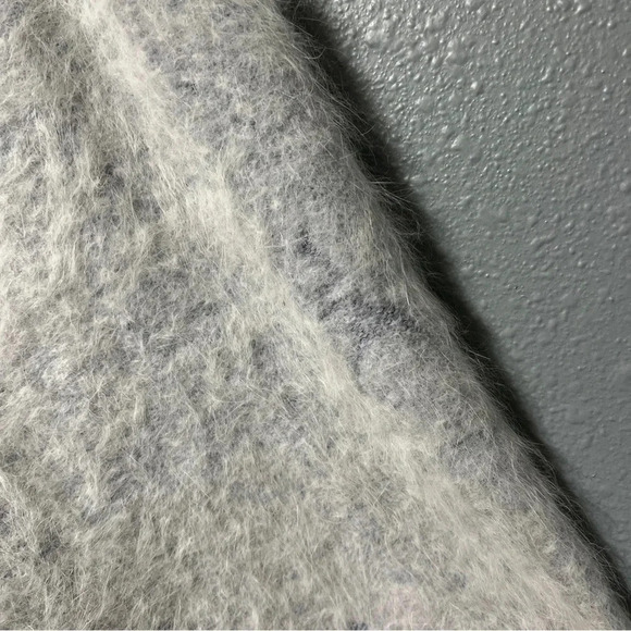 Vtg Lee Sands ANGORA Rabbit Hair Open Front Cardigan Sweater Jacket O/S Plus EUC - Picture 10 of 14